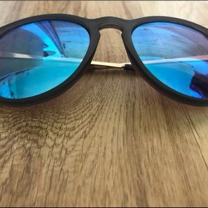 J Crew Sunglasses - Blue Mirrored